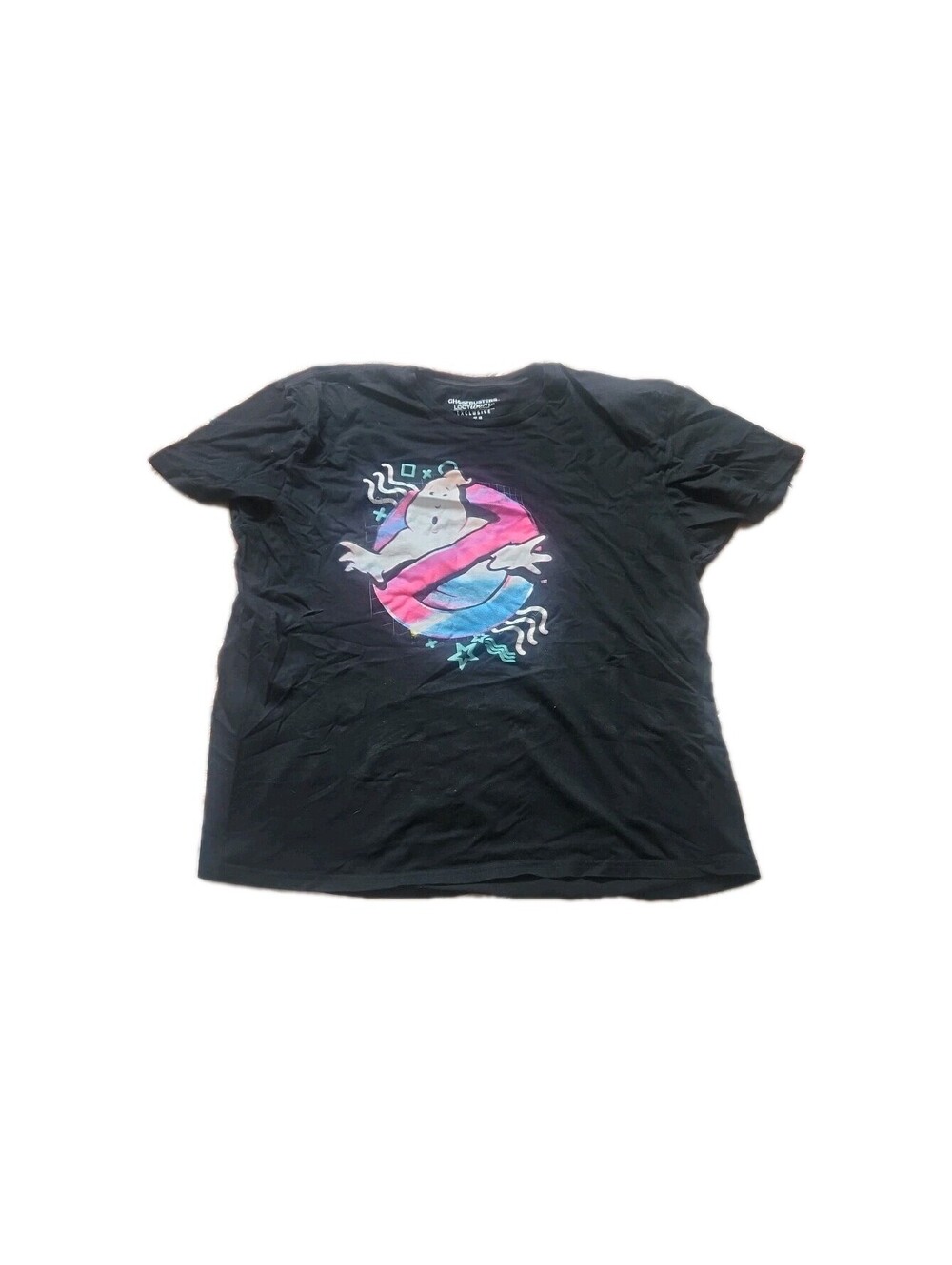Ghostbusters Lootwear Exclusive Lootcrate T-Shirt, Black, Size XL